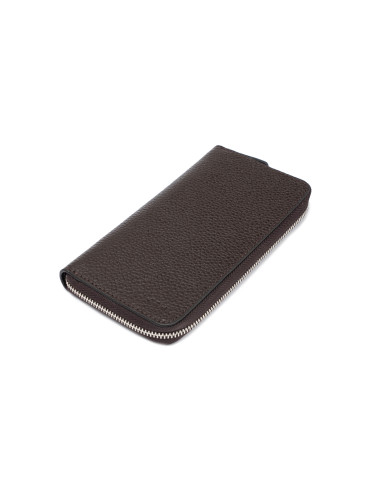 Fermuar Detaylı Deri Cüzdan