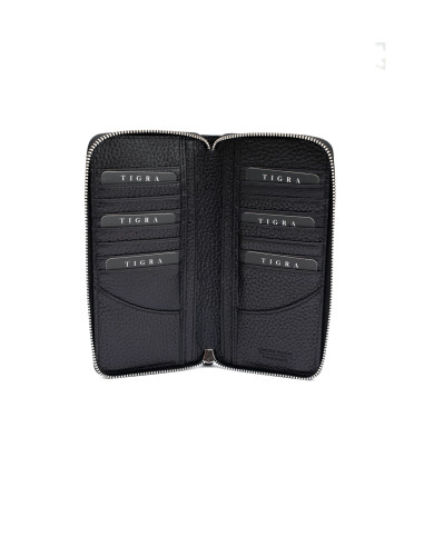 Fermuar Detaylı Deri Cüzdan