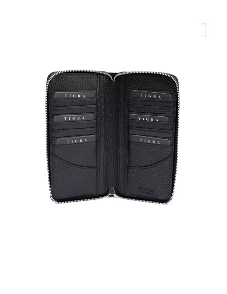 Fermuar Detaylı Deri Cüzdan