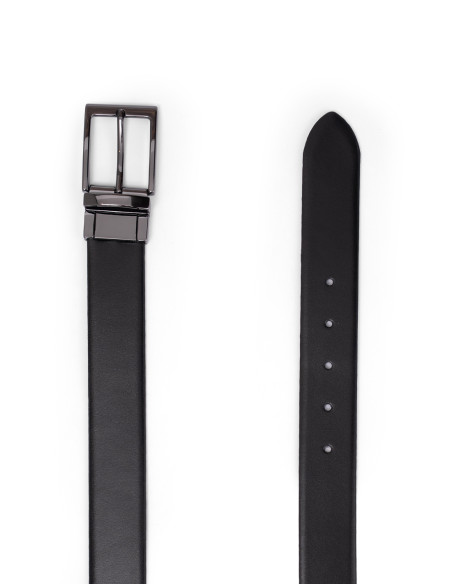 1002 Deri Siyah Erkek Kemer