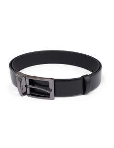 1002 Deri Siyah Erkek Kemer 2