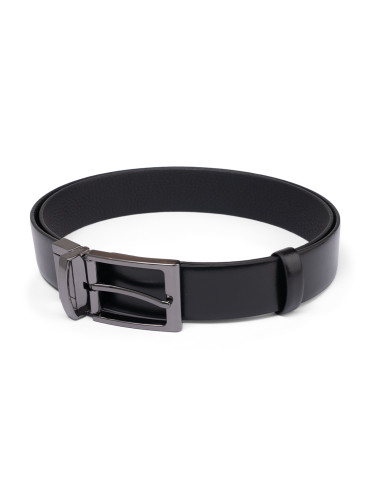 1002 Deri Siyah Erkek Kemer