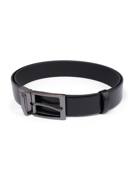 1002 Deri Siyah Erkek Kemer