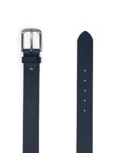 1435 Deri Lacivert Erkek Kemer